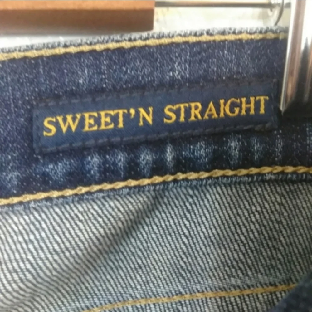 Lucky Sweet'n Straight Medium Dark Wash Blue Jean Boho Bohemian Pants Like New!